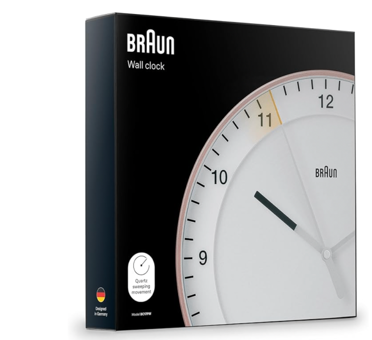 Braun Wall Clock | New, Boxed