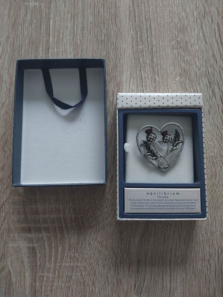 Equilibrium Thistle Heart Brooch – New in Box | in Little Lever ...