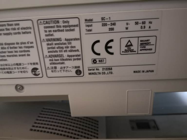 Minolta CF2002 Colour A3 Photocopier (high res, non-auto-feed scanner)