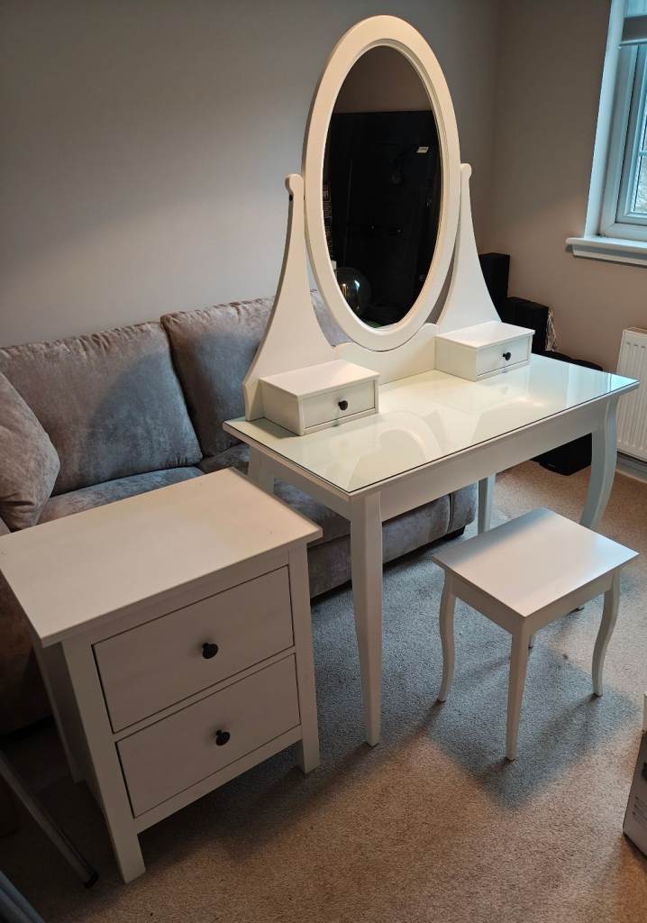 IKEA Hemnes dressing table & bedside cabinet