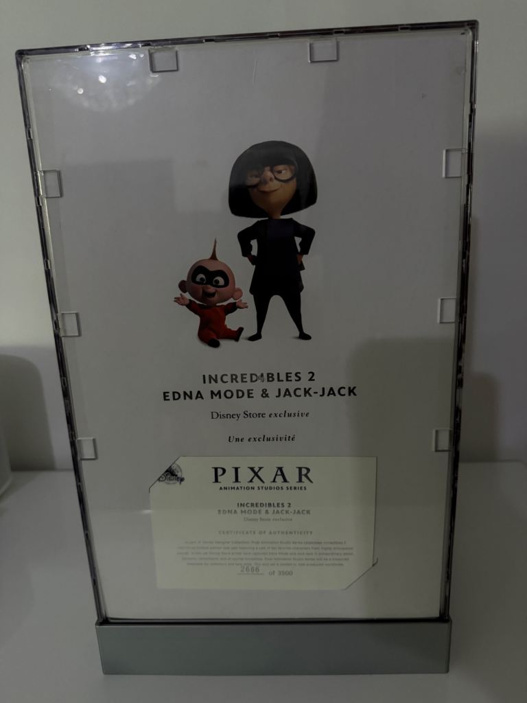 Disney Limited Edition Incredibles 2 Designer Dolls Edna Mode and Jack-Jack