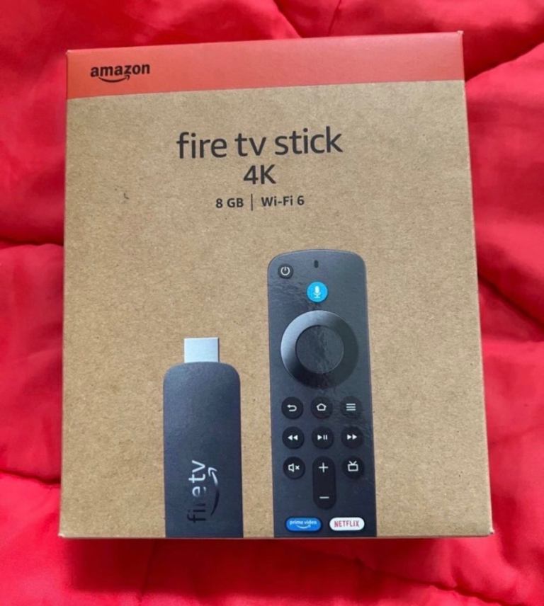 (Amazon new  fire tv stick 4k  8 GB Wi-Fi 6 new
