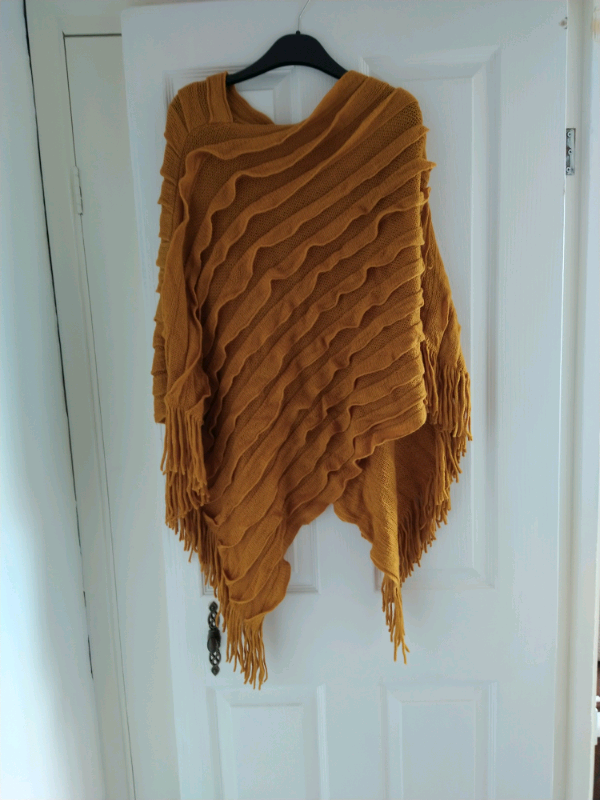 Brand New Mustard poncho top