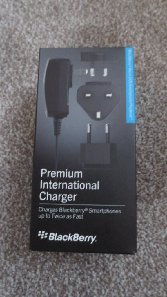 Brand New Blackberry Premium International Charger