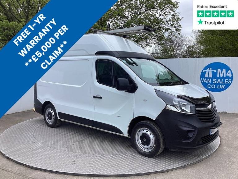2018 Vauxhall Vivaro CDTi 2900 BiTurbo ecoTEC SWB H/R Euro 6 SWB Panel Van Diesel Manual