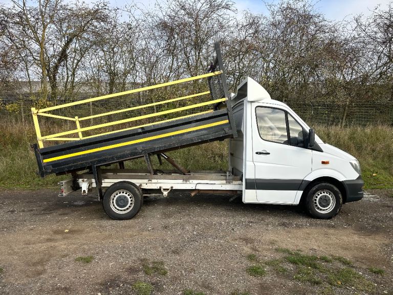 MERCEDES SPRINTER 314 CDI DIESEL 2018 68-REG TIPPER TRUCK ***EURO 6*** DRIVES EXCELLENT