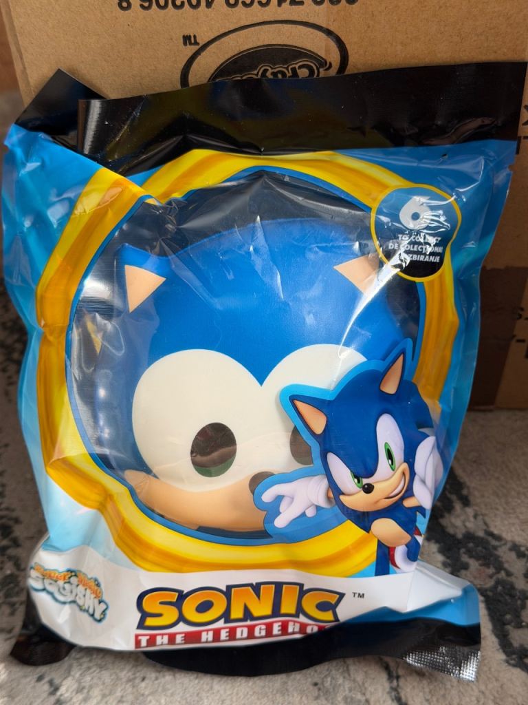 New Sonic The Hedgehog Toy in Sealed Packaging