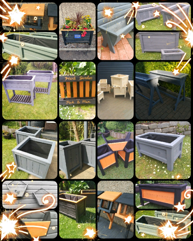 Wooden planters - made to order 