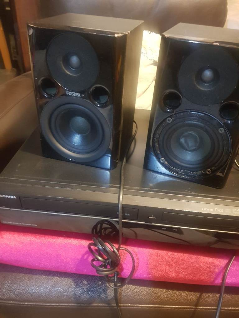 Fostex PM0.4n Active Studio Monitors - Black Pair, Good Condition