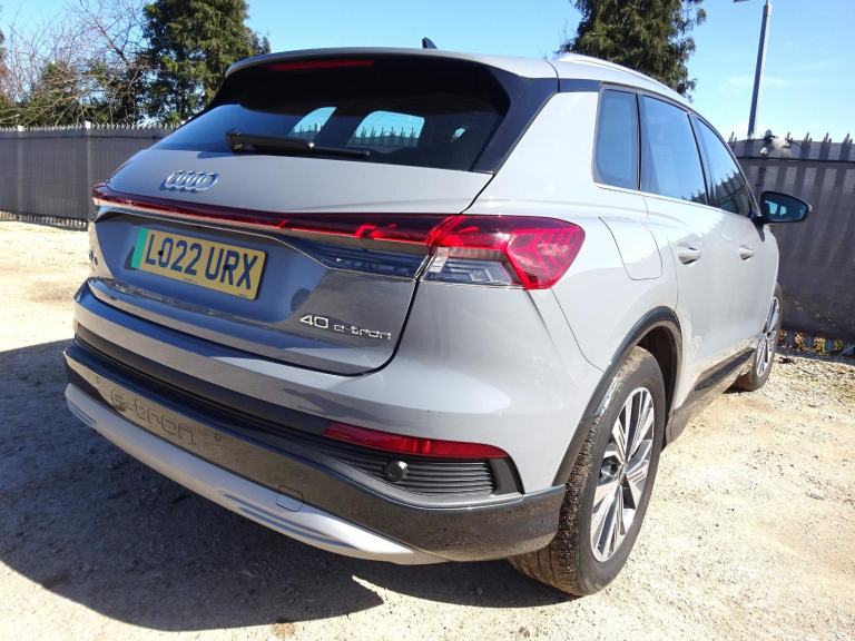 2022 22 REG AUDI Q4 E-TRON SPORT 40 ELECTRIC AUTO DAMAGED REPAIRABLE SALVAGE