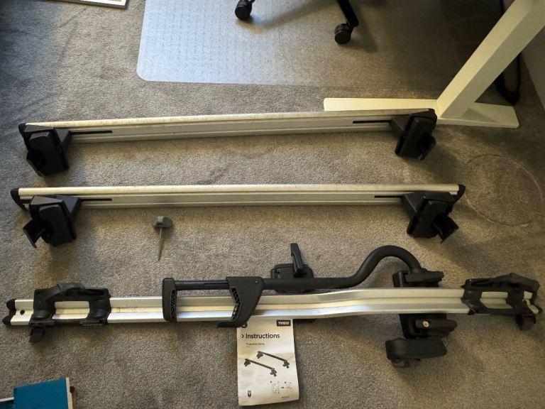 Thule Aero Roof Bars + ProRide Bike Carrier 