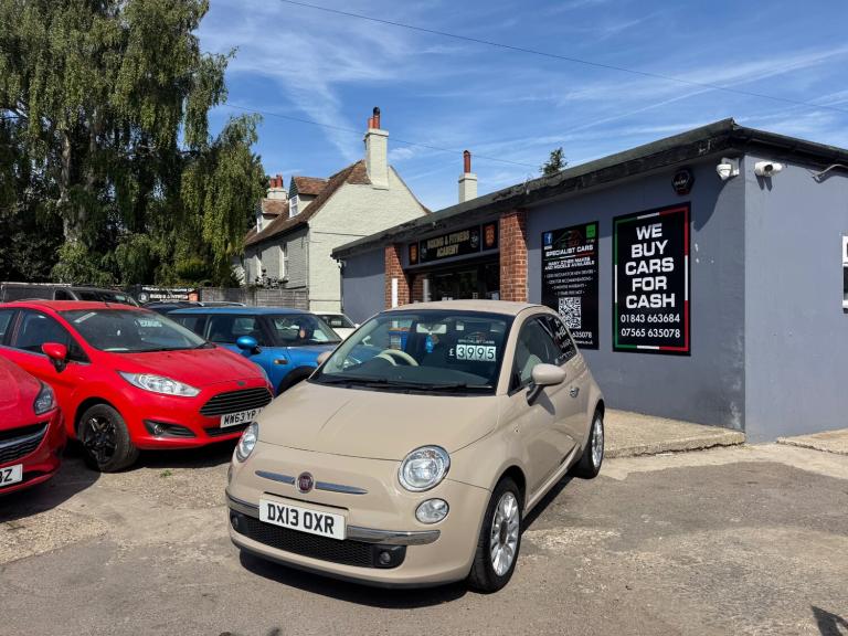 2013 Fiat 500 1.2 Lounge 2dr [Start Stop] CONVERTIBLE Petrol Manual