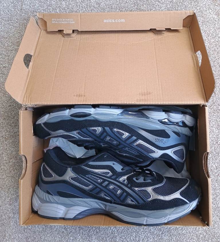 ASICS GEL-NYC Trainers – UK 9, Black, Brand New in Box