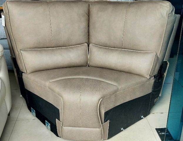 Beige Fabric Corner sofa Section 