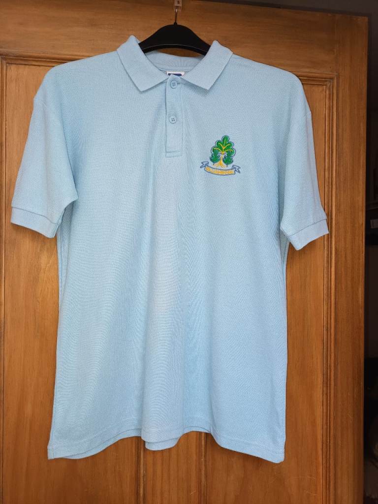 New School polo shirt.Williamwood High School