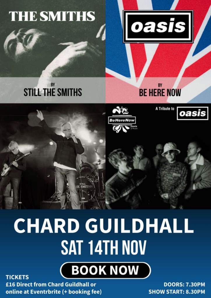 TRIBUTE NIGHT - BE HERE NOW (OASIS) AND STILL THE SMITHS (THE SMITHS)