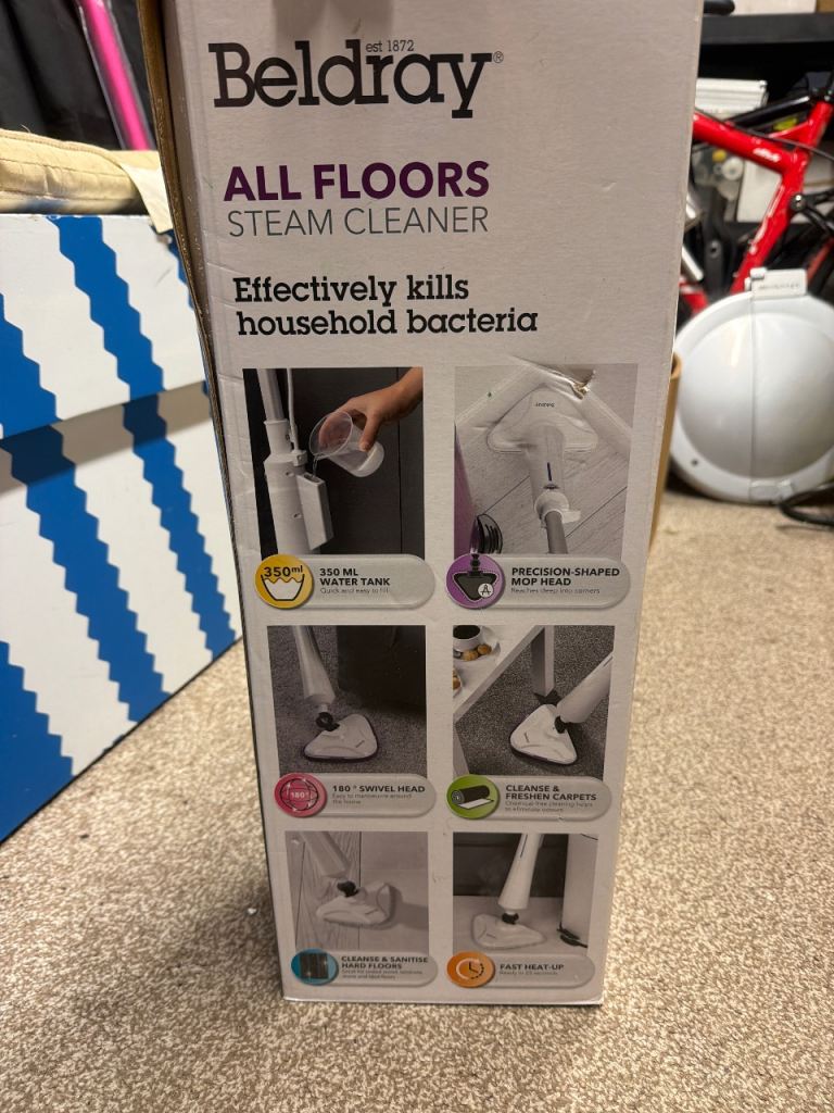 Beldray All Floors Steam Cleaner - Brand New in Box