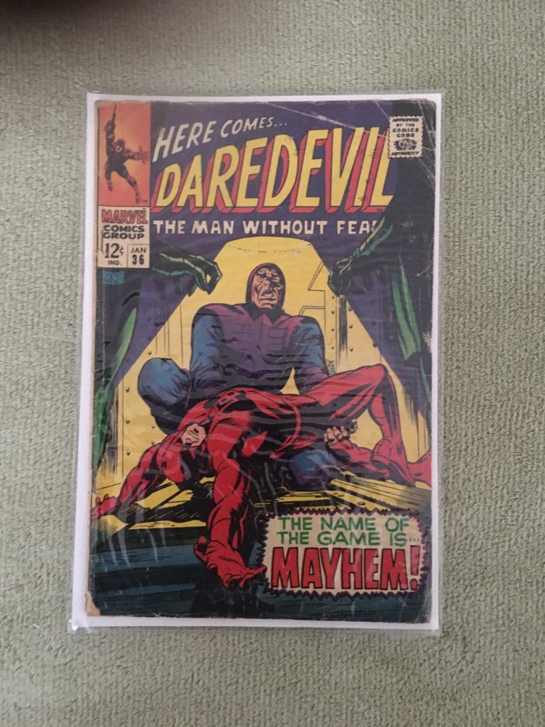 Daredevil #36 1968 marvel comic original 