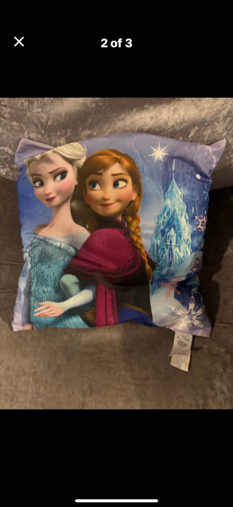 Sven, Olaf and cushion