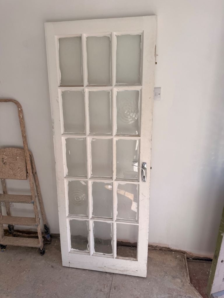 Internal Wood Door with Glass Panels
