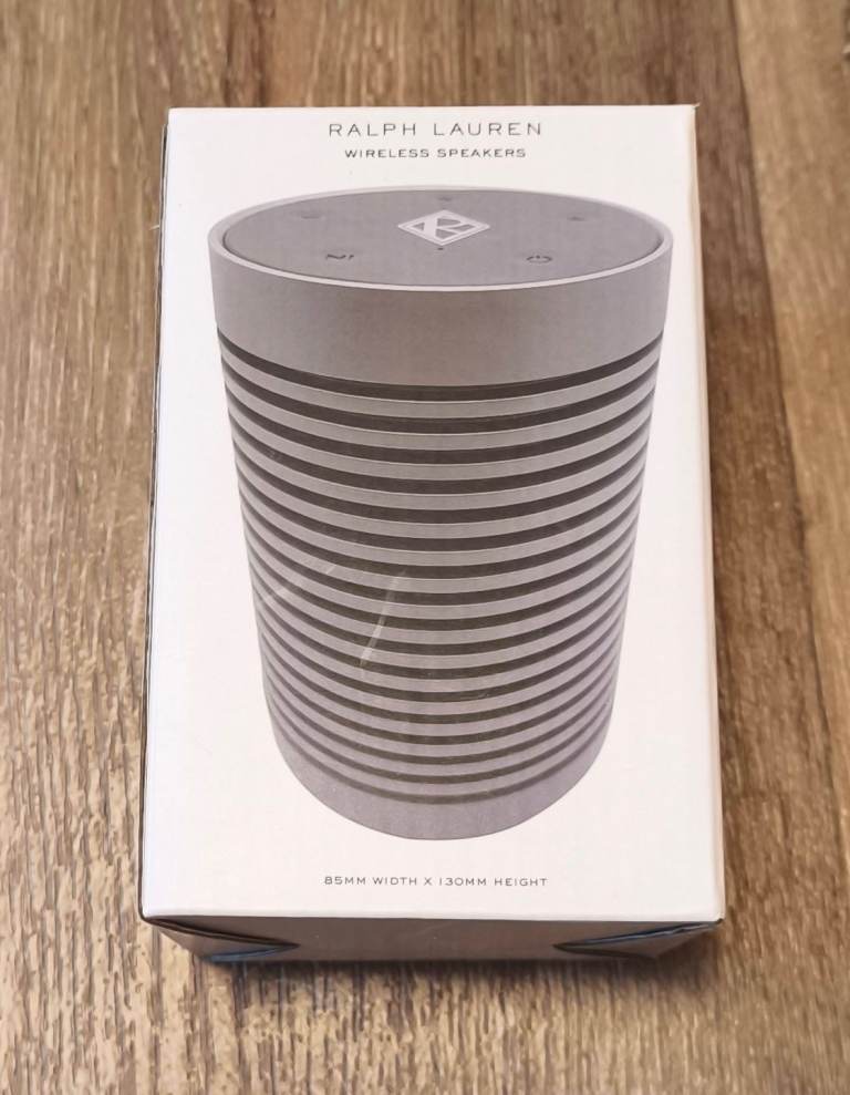 Ralph Lauren Bluetooth Speaker – New, opened box