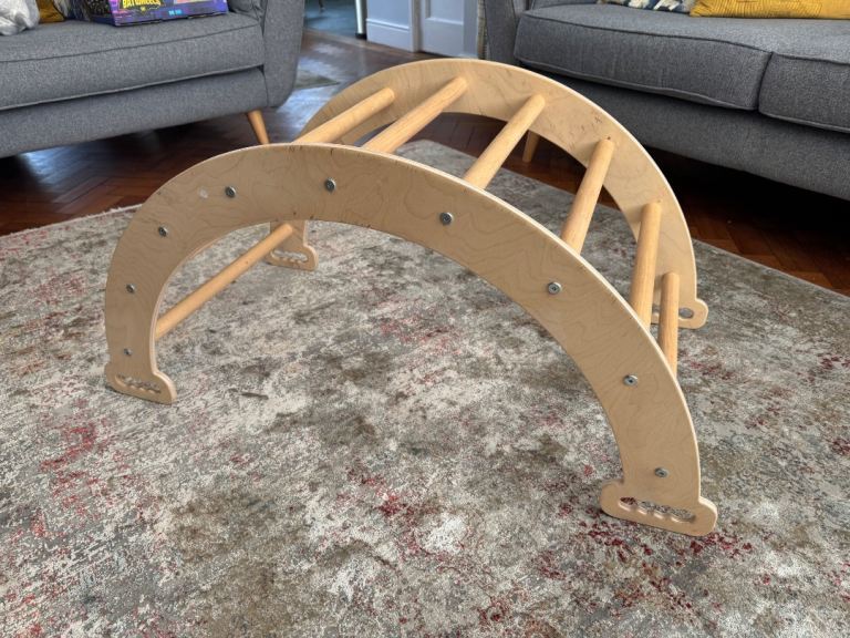 Wooden Arch Climbing Frame / Rocker