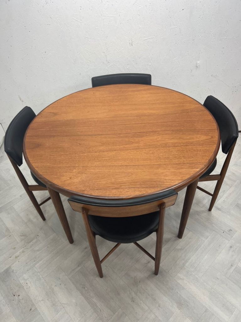Vintage Retro G Plan Fresco Teak Dining Table and 4 G Plan Chairs By VB Wilkins