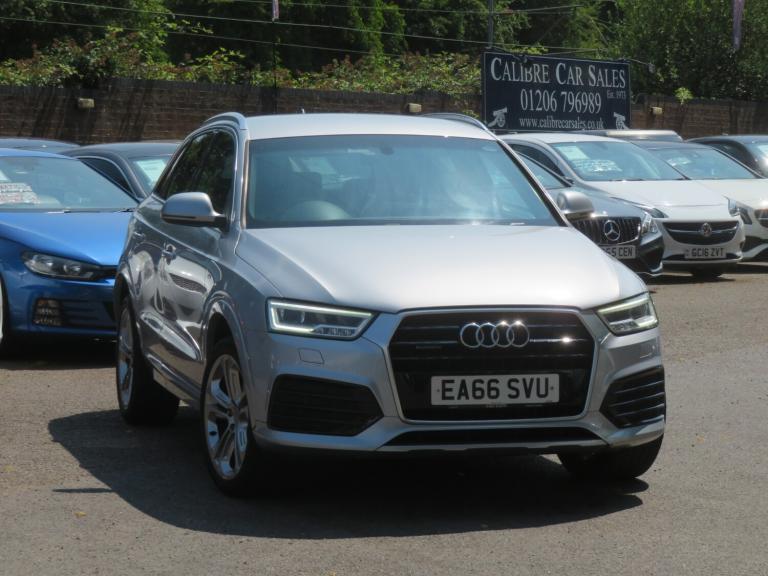 2016 Audi Q3 2.0 TDI [184] Quattro S Line Plus 5dr S Tronic Silver Auto ULEZ ESTATE Diesel Automatic
