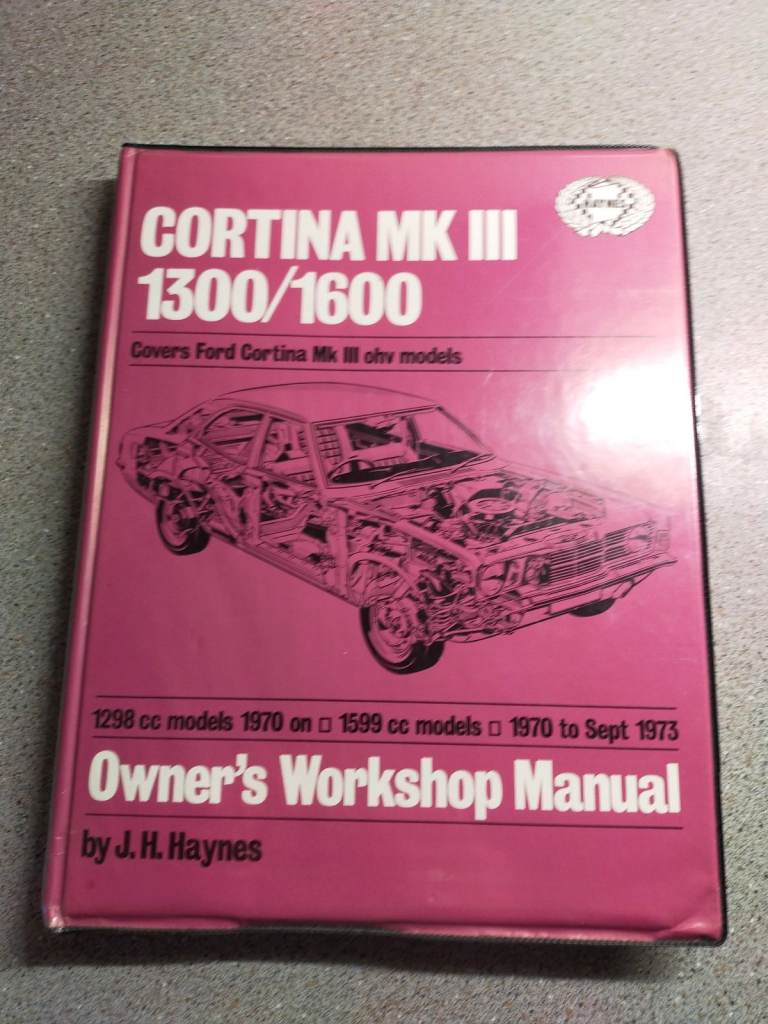 HAYNES FORD CORTINA MKIII MANUAL