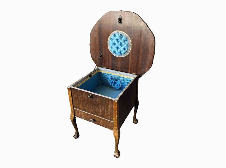 Vintage sewing storage / side  table / coffee table