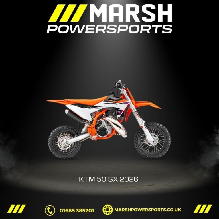 KTM 50 SX 2026 Model - KTM Main Dealer - Reserve NOW