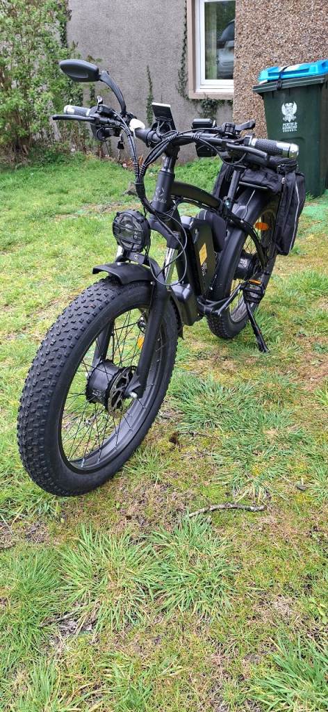 DBLMax Black Dual motor Electric Bike