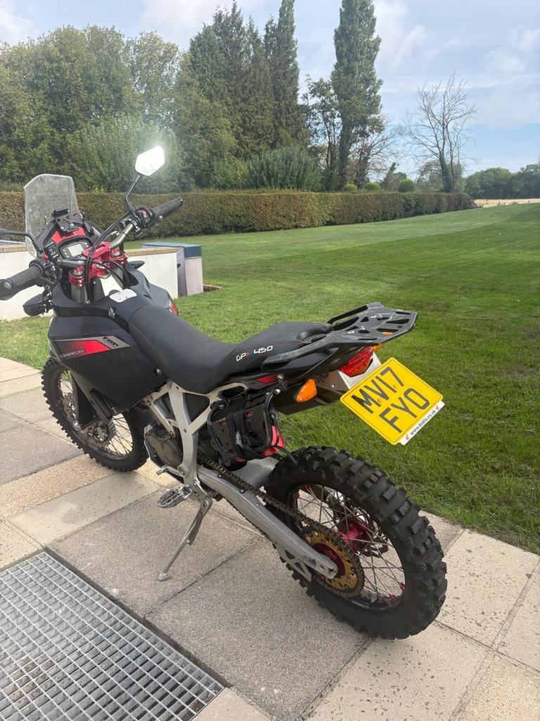 2017 CCM GP450 With Bags, New Michelin AC10 Tyres, Heated Grips, Front Spots.