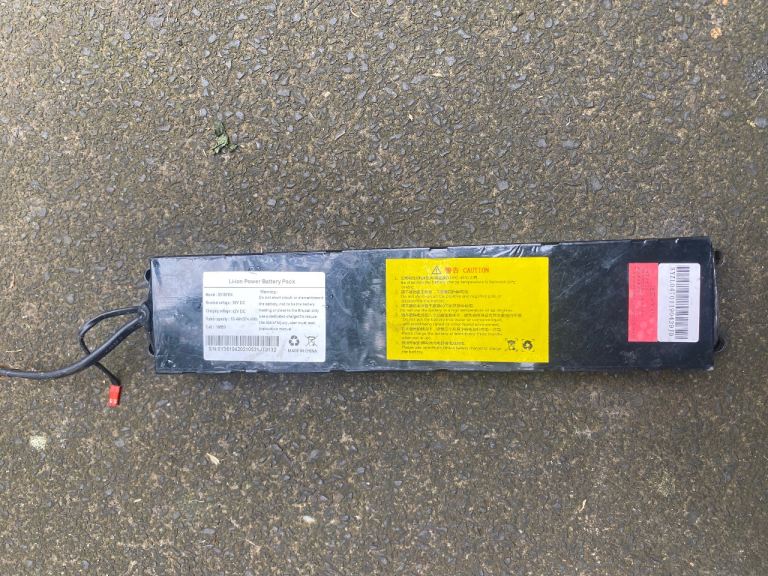 42V Electric Bike Battery - Good Condition Black