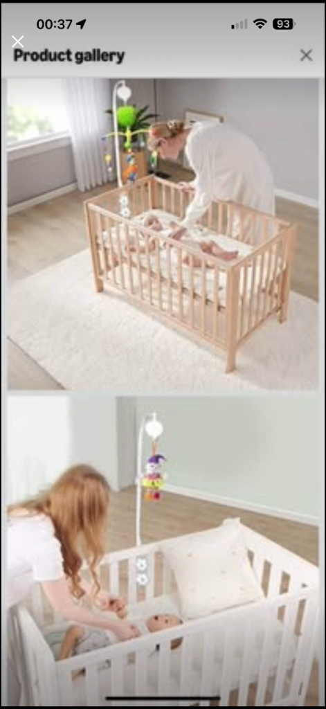 🧸 AFUNTA Baby Crib Mobile Holder — Brand New & Boxed