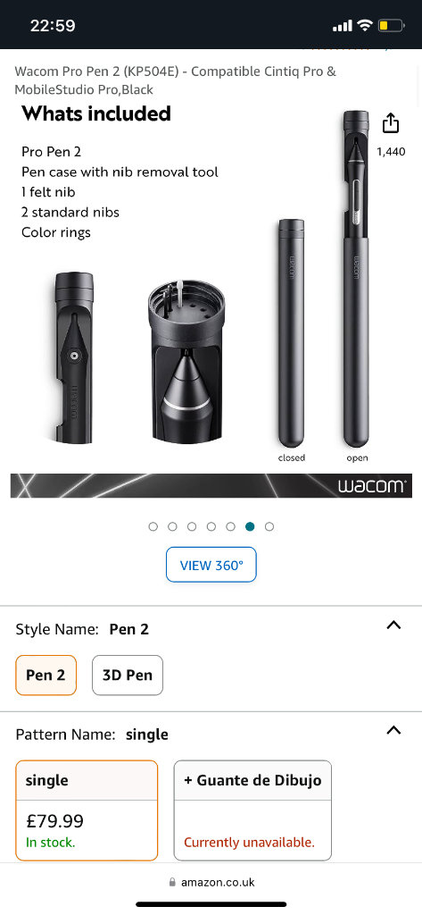 LIKE NEW! WACOM BUNDLE pen/cable