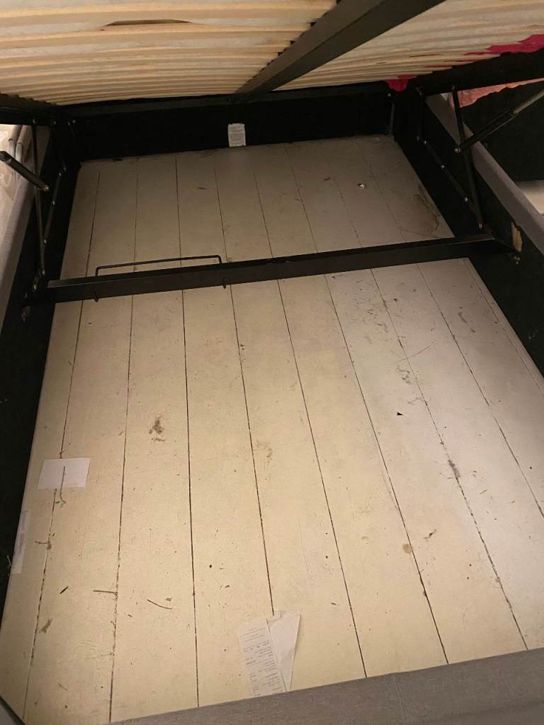 small double bed and mattress