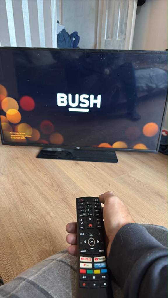 Bush TV with Remote Control – Good Condition