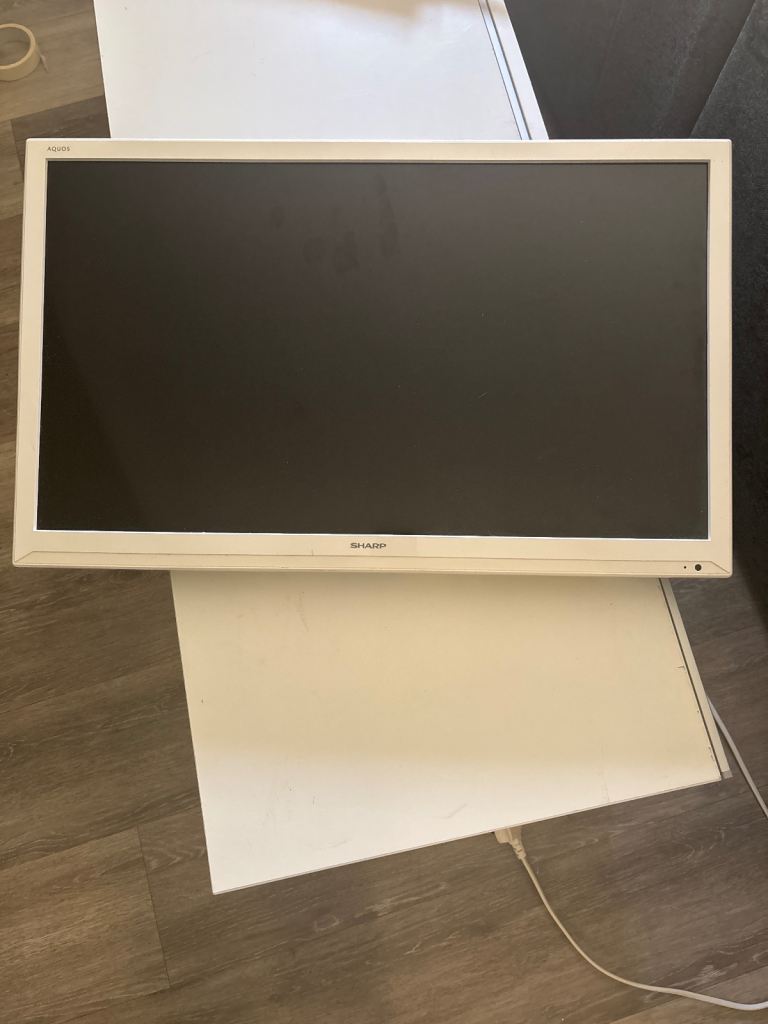 Sharp White TV – Good Condition