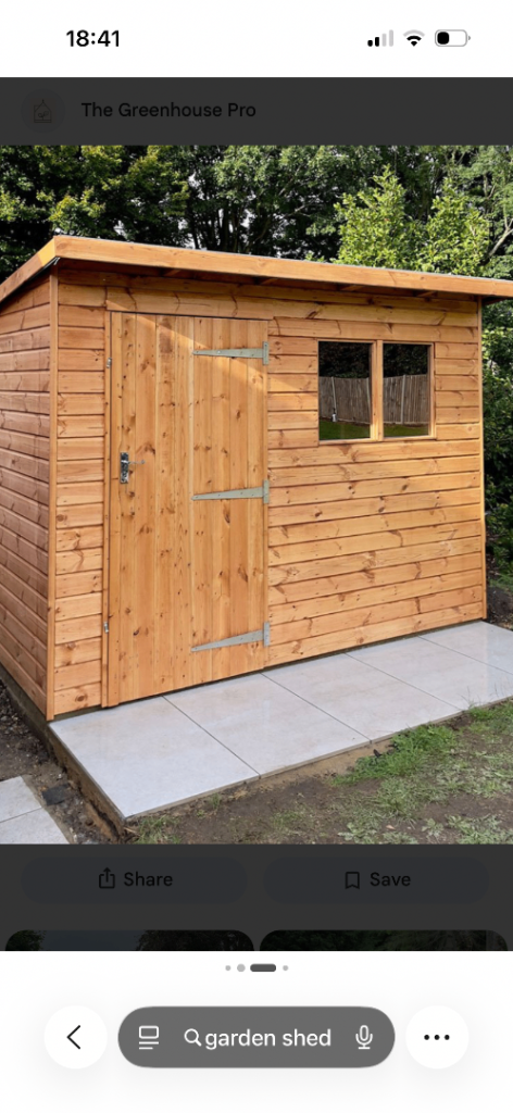 Wanted Garden Shed