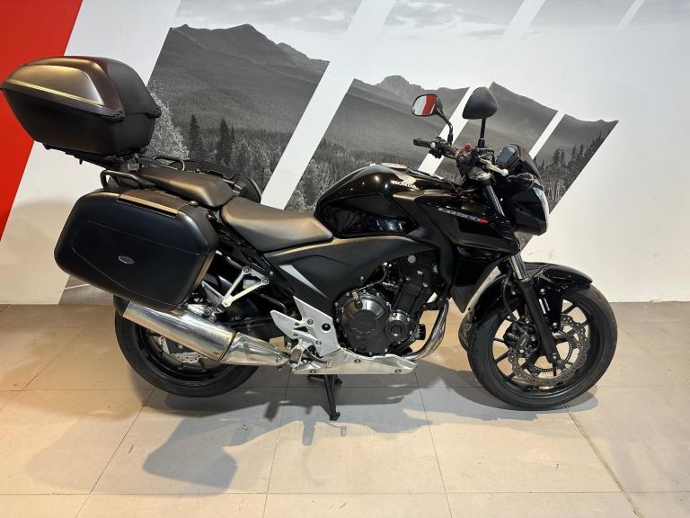 Honda CB 500 F 2014 with 24,919 miles + Full Luggage 