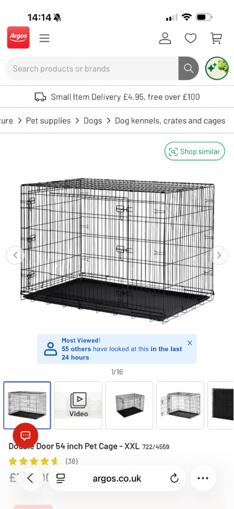 Dog crate 