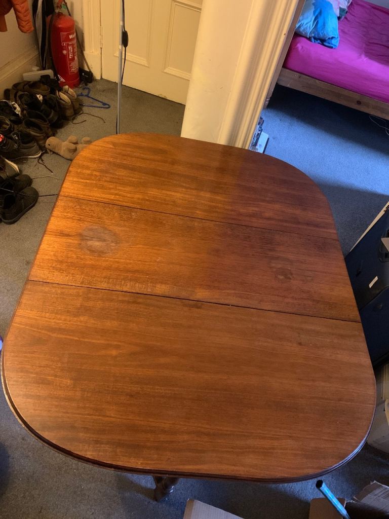 Antique Hardwood Folding Table
