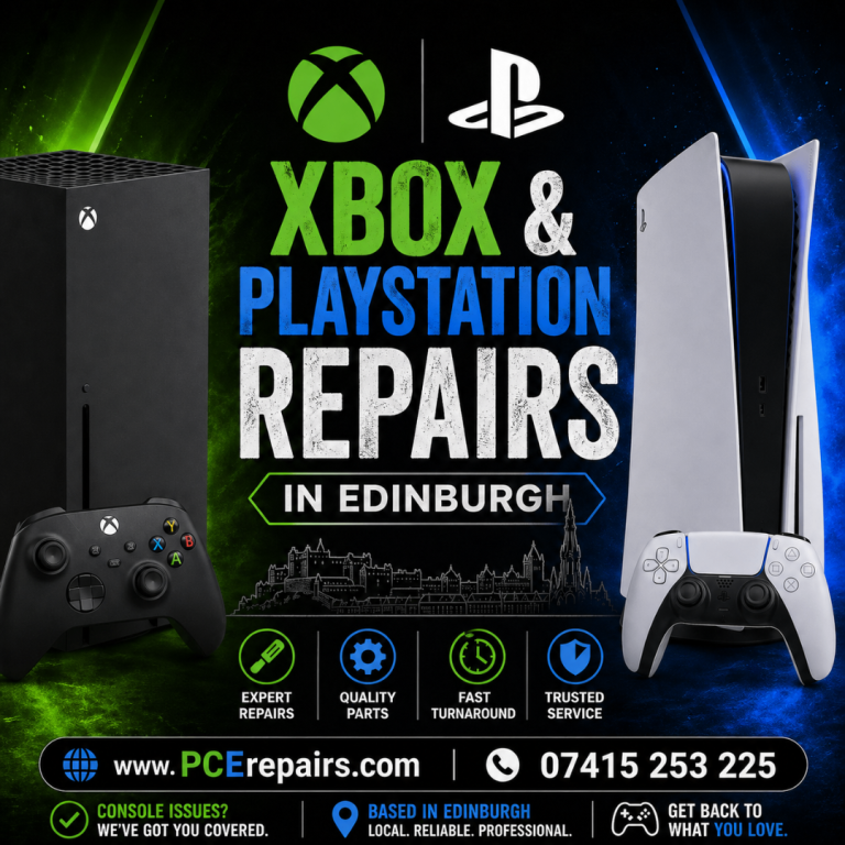 Xbox PlayStation Nintendo Laptop PC Repa1rs in Edinburgh