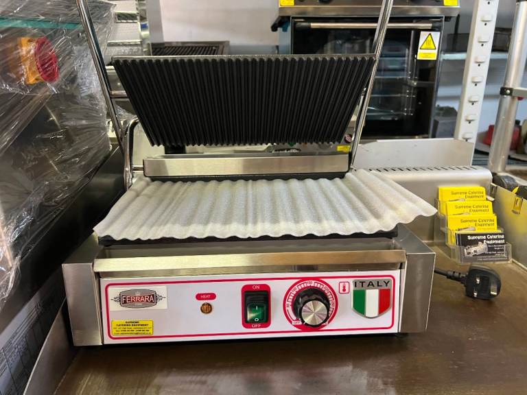  Commercial  LARGE SINGLE Panini Grill –New CATERING CAFE RESTAURANT TAKE AWAY SHOP 