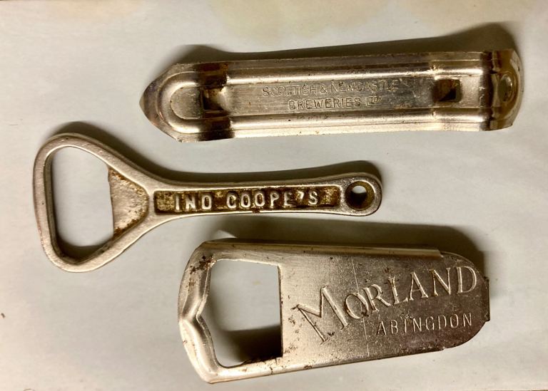 Antique Pub Morlands, Scottish & Newcastle & Double Diamond Bottle Openers