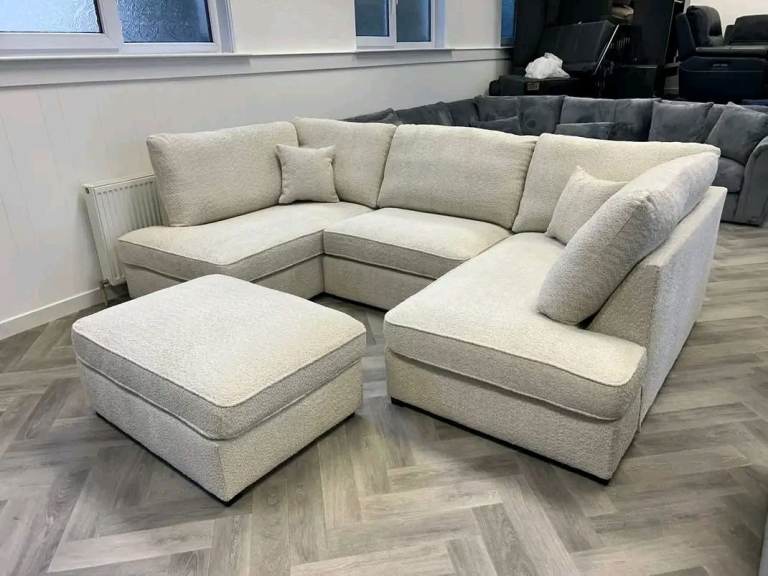 📞 Comfort Brand New U Shape Sofa Corner & 3+2 Seater Real Material 35% OFF Booking Open COD