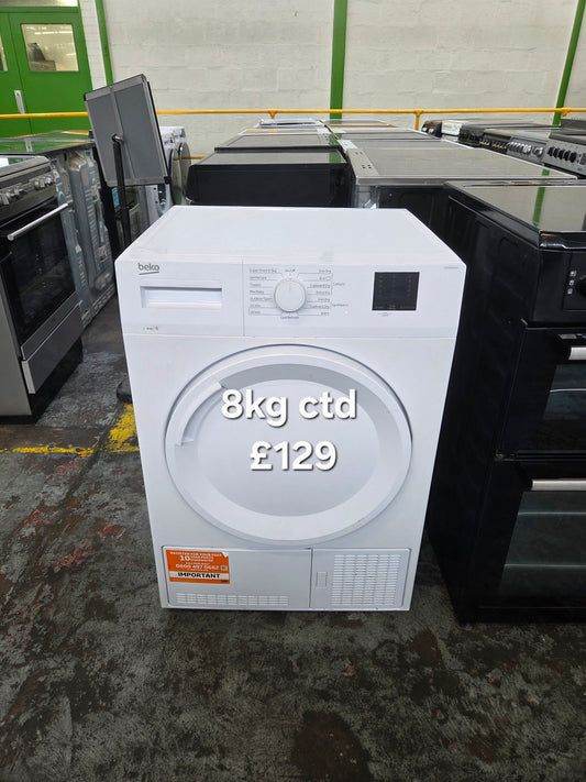 Beko 8kg condenser tumble dryer 🌟 Free Delivery 🌟 120 Days Warranty 🌟 