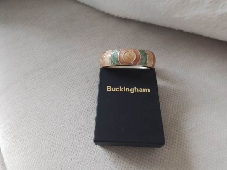 Bracelet By Buckingham - Multicoloured Enamel Bangle –Brand New