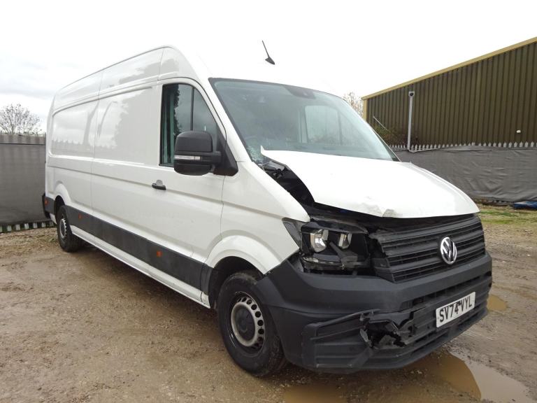 2024 74 REG VOLKSWAGEN CRAFTER CR35 COMMERCE TDI FRIDGE VAN DAMAGED SALVAGE